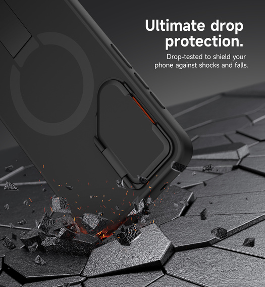 Suritch Shockproof case with stand and MagSafe for Samsung Galaxy S25 FE