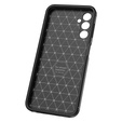 Case for Samsung Galaxy A14 4G/5G, Carbon Gel, black
