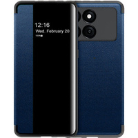 Flap case for Xiaomi Poco F6 Pro, Side View, blue