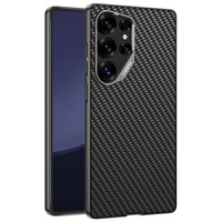 Case for Samsung Galaxy S25 Ultra, GKK Leather, carbon black