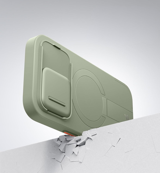 Case for iPhone 16 Pro, Suritch Shockproof, for MagSafe, green