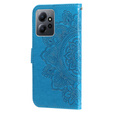 Flip case for Xiaomi Redmi Note 12 4G, Mandala Flower, blue