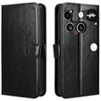 Flip case for Nothing Phone 3 5G, Crazy Horse Wallet, black