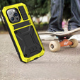 Case for iPhone 14 Pro, R-JUST, armoured, yellow