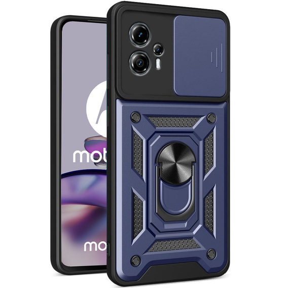 Case for Motorola Moto G13 / G23, CamShield Slide, blue