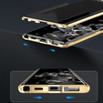 Magnetic Dual Glass MagSafe case for Samsung Galaxy S24+ Plus, gold