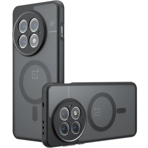 Case for OnePlus 13R, for MagSafe, ERBORD Matt Case, black