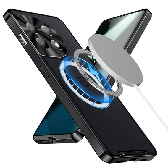 Camera Protection Case for OnePlus 12 5G, CamShield MagSafe, transparent / black