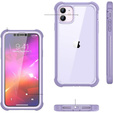 Case for iPhone 11, Dexnor Full Body Rugged, transparent / purple