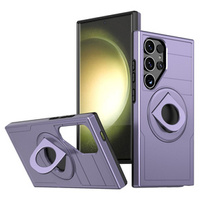 MagSafe case for Samsung Galaxy S24 Ultra, Military Magnet, Hybrid Case, green