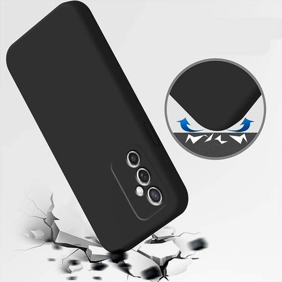 Case for Samsung Galaxy M52 5G, Silicone Lite, black