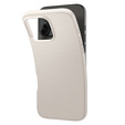 Spigen case for iPhone 16 Pro, Liquid Air, titanium + 9H Tempered Glass
