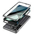 Case for OnePlus 12 5G, Magnetic Dual Glass, silver