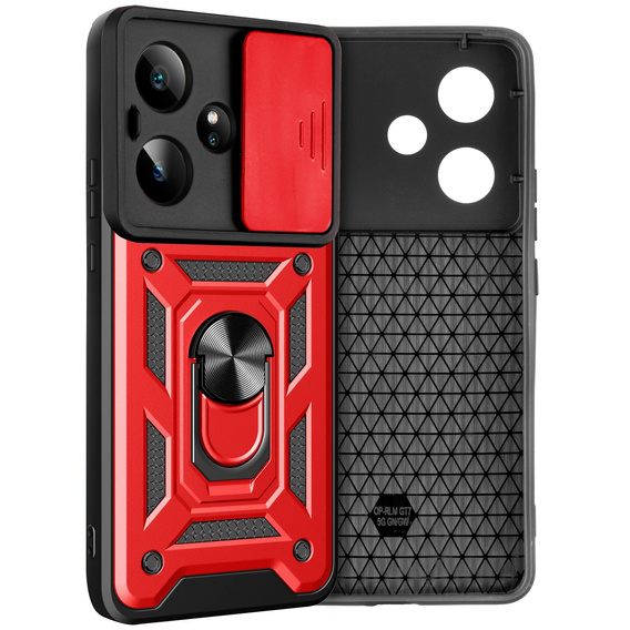 Case for Realme GT 7 / 7T, CamShield Slide, red