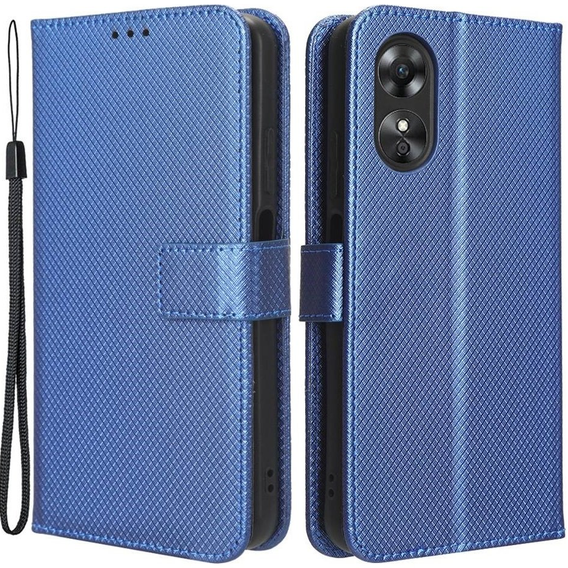 Flip case for Oppo A17, Smart Magnet, blue
