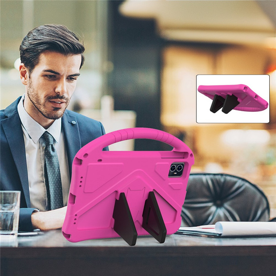 Children's case for T Tablet 2 5G, with stand and handle, pink