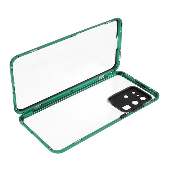 Case for Samsung Galaxy S20 Ultra, Magnetic Dual Glass, green