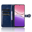 Flip case for Oppo A5 Pro 5G, Wallet Rhombus, blue