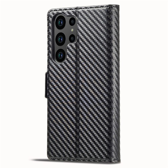 LC.IMEEKE Carbon flip case for Samsung Galaxy S26 Ultra, black