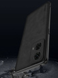 Case for Motorola Moto G24 / G24 Power / G04, ERBORD Business, with metal plate for car mounts, black