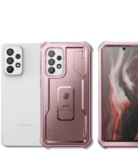Armored case for Samsung Galaxy A33 5G, Dexnor Full Body, pink