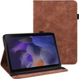 Flap case for Samsung Galaxy Tab A8 10.5 SM-X200 SM-X205, flower, brown