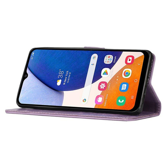Flip case for Samsung Galaxy A55 5G, Wallet, Butterfly, purple