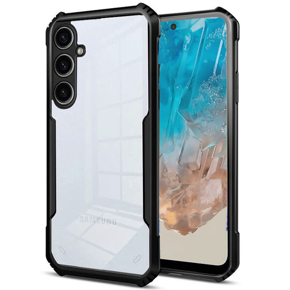 Case for Samsung Galaxy M35, AntiDrop Hybrid, black