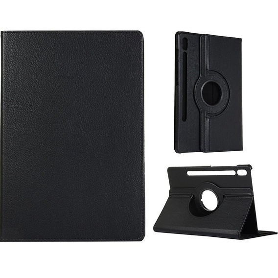 Case for Samsung Galaxy Tab S9 / S8 TB330FU 10.95", Rotating 360, black