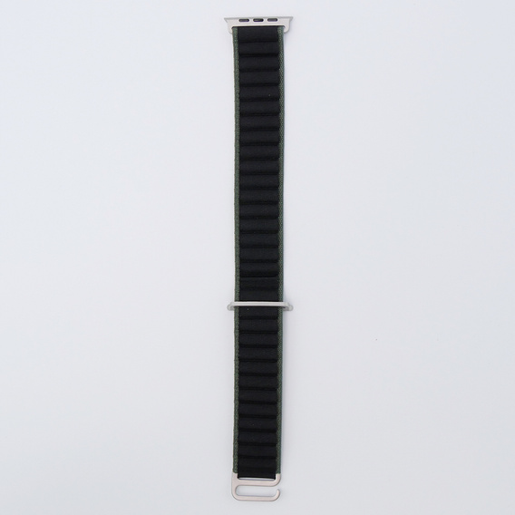 Nylon Strap for Apple Watch 1/2/3/4/5/6/7/8/SE/ULTRA 42/44/45/49mm, Green / Black