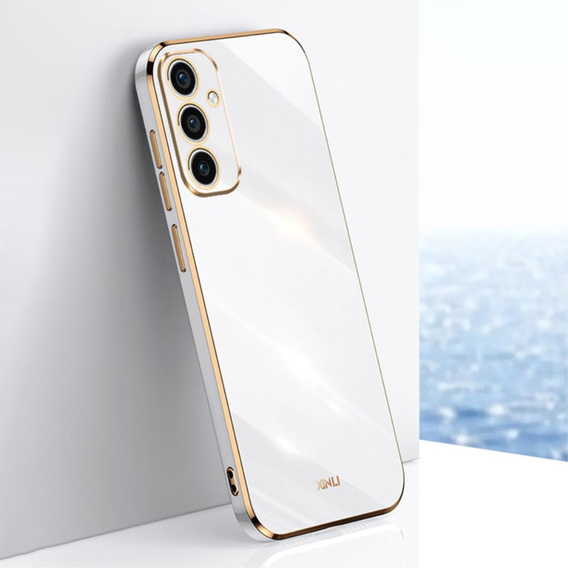 Case for Samsung Galaxy A55 5G, Glamour CamShield, white
