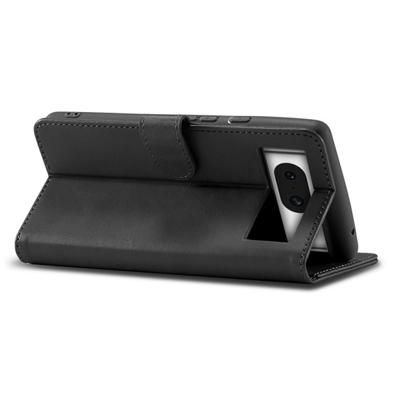Flip case for Google Pixel 8A, LC.IMEEKE, black