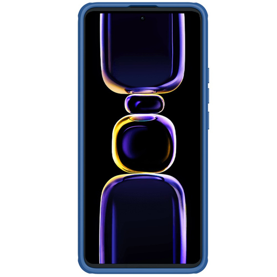 NILLKIN Case for Poco F5 Pro 5G, Super Frosted Shield Case, blue