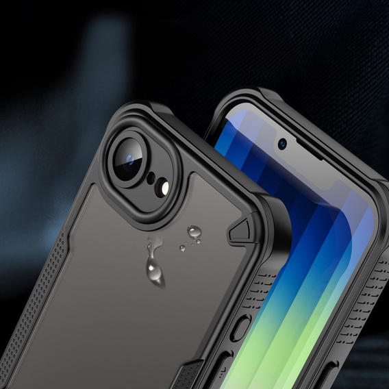 Case for Iphone 16E, Armor Frosted Case, black
