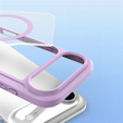 Dux Ducis case for iPhone Air, Skin X Pro, with flap, for MagSafe, purple