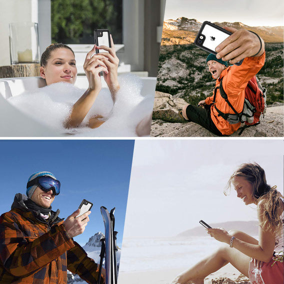 IP68 Waterproof Case for iPhone 7/8/SE 2020/SE 2022, black