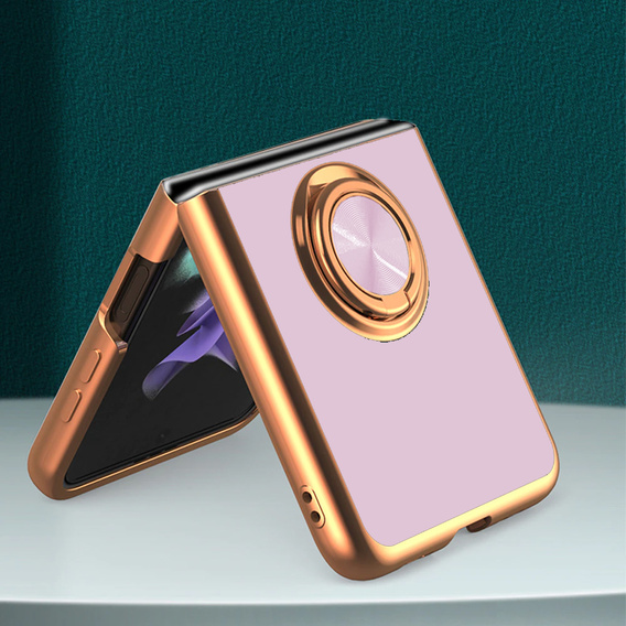 Case for Samsung Galaxy Z Flip 4 5G, Electro Ring, purple