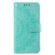 Flip case for Xiaomi Redmi A3, Mandala, green