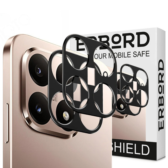 2x ERBORD tempered glass for the camera for Xiaomi 15T Pro