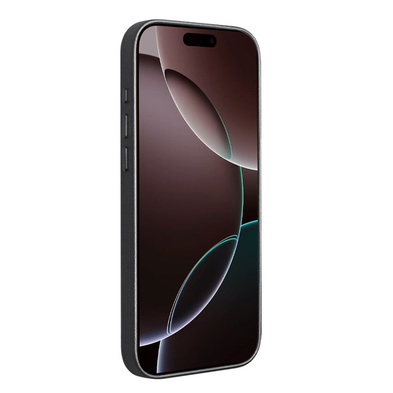 QIALINO case for iPhone 17 Pro, for MagSafe, with camera protection, black