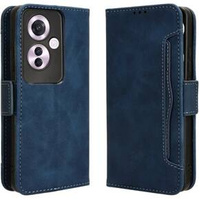 Flip case for Oppo Reno 11F 5G, Card Slot, dark blue