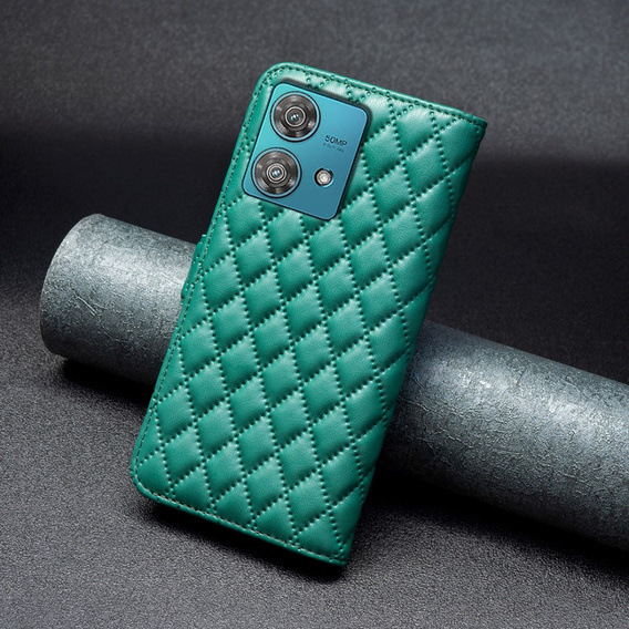 Flip case for Motorola Edge 40 Neo, Wallet, BINFEN COLOR, green