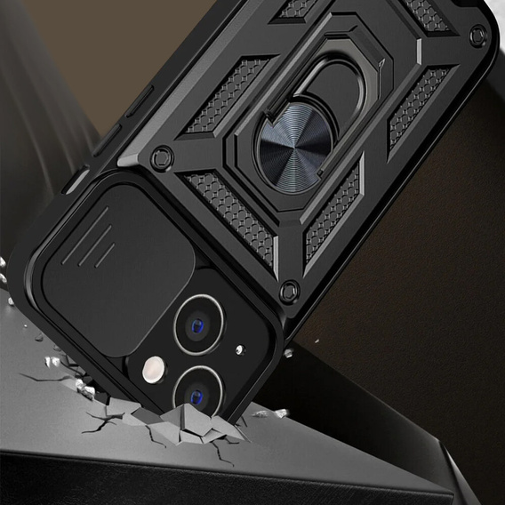 Case for iPhone 14, CamShield Slide, black