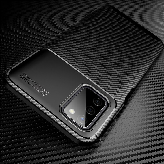 Case for Samsung Galaxy A03s, Carbon Gel, black