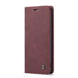CASEME case for Samsung Galaxy S7, Leather Wallet Case, maroon
