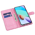 Flip case for Xiaomi Redmi 13C / Poco C65, Wallet, Flowers