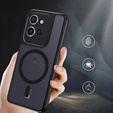Case for Motorola Edge 50 Neo / ThinkPhone 25, for MagSafe, ERBORD Matt Case, black