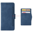 Flip case for Vivo Y19s, Card Slot, dark blue