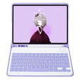 Bluetooth keyboard case for iPad 11" 2025 A16 (11 gen.) / iPad 10.9" 2022 (10 gen.), Purple
