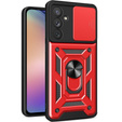 Case for Samsung Galaxy A54 5G, CamShield Slide, red